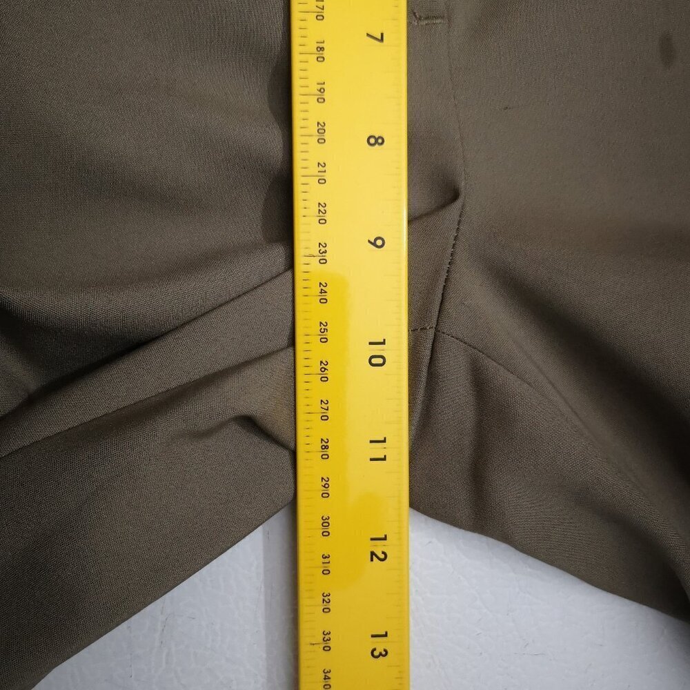 NWT RW&CO. Ladies Size 6 Taupe Slim Leg Zipper & 2 Clasp Closure Dress Pants - Picture 15 of 15